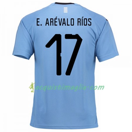 Divisa di Calcio Uruguay E.Arevalo Rios 17 Prima Mondiali 2018
